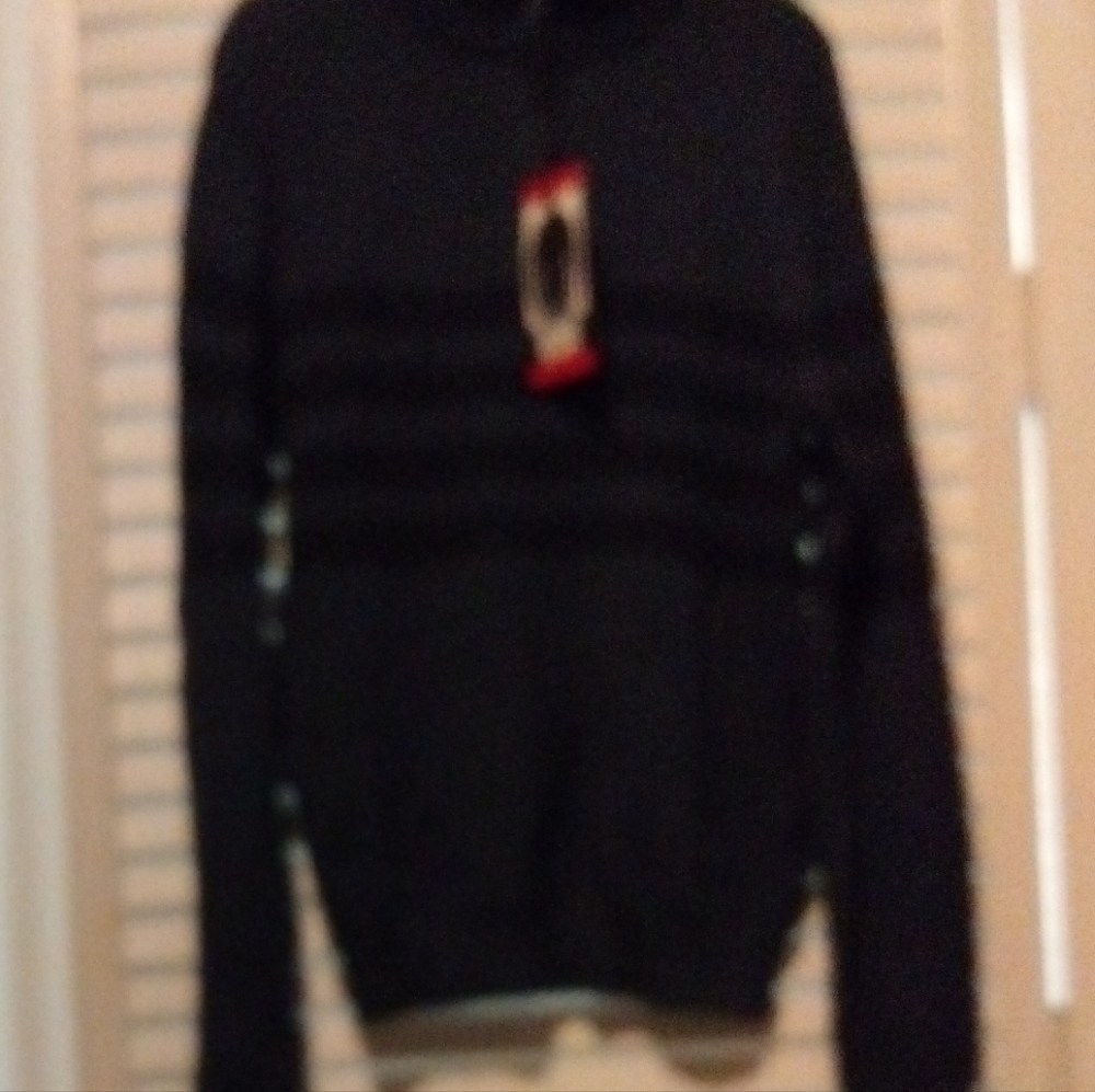Men's Navy Cotton Knit Sweater